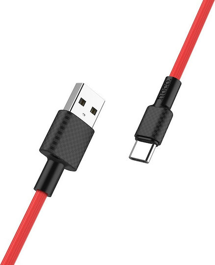 Hoco X29 Superior USB 2.0 Cable USB-C male - USB-A male Red 1m