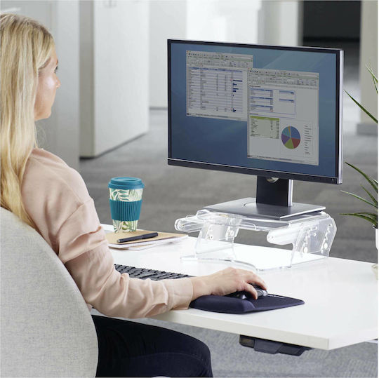 Fellowes Clarity Βάση Γραφείου Οθόνης Διάφανη