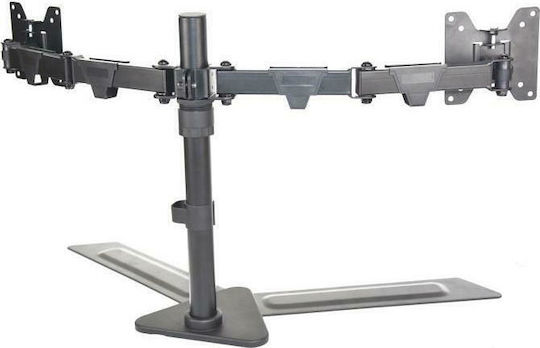 Focus Mount FDM812 Desktop Stand for 2 Monitors up to 30" with Arm