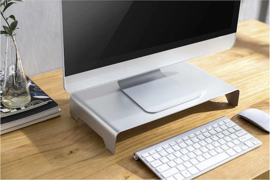 Digitus Επιτραπέζια Βάση Οθόνης έως 32" Ασημί (DA-90369)