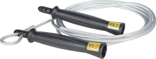 Benlee Wire / PVC Adjustable Jump Rope Silver Super Jump 2.8m