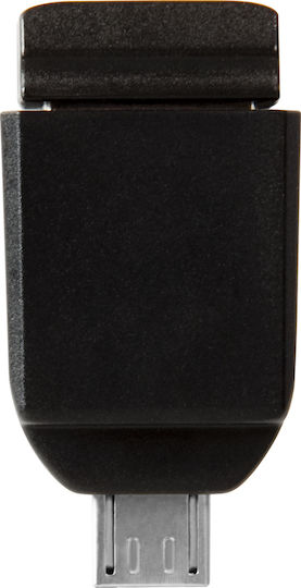 Verbatim Store 'n' Stay Nano 32GB USB 2.0 Stick cu conexiune USB-A & micro USB-B Negru