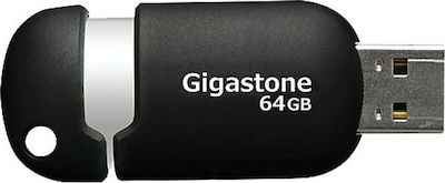 Gigastone U207S 64GB USB 2.0 Stick Black