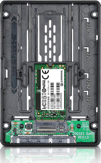 Icy Dock EZConvert Πλαίσιο Για Σκληρούς Δίσκους ICY Dock M.2 SATA SSD to 2,5" Sata SSD Μαύρο MB703M2P-B