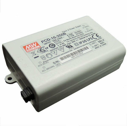 Mean Well Dimmable LED Power Supply IP30 Power 16W with Output Voltage 48V 2pcs