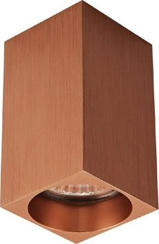 VK Lighting Single Spot with Socket GU10 in Copper Color