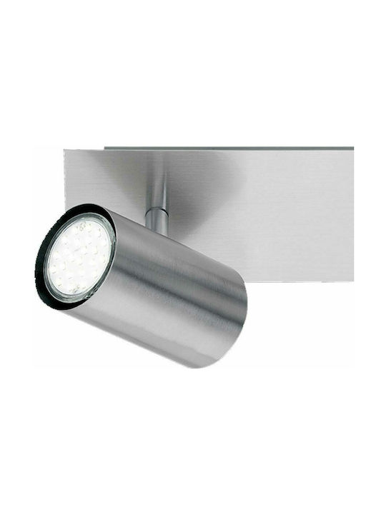 Trio Lighting Marley Double Spot with Socket GU10 in Silver Color