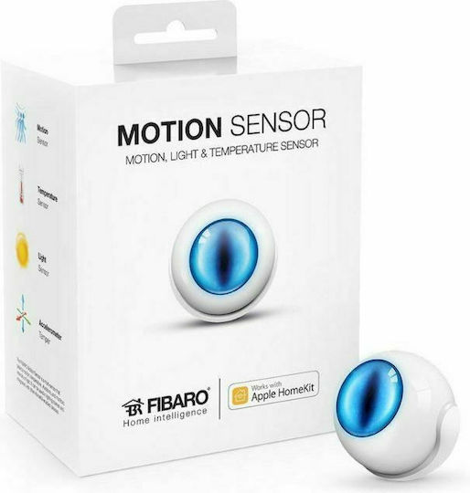 Fibaro Домашни Любимци Безжичен Bluetooth / Z-Wave / RF Датчик За Движение С Обхват 50м