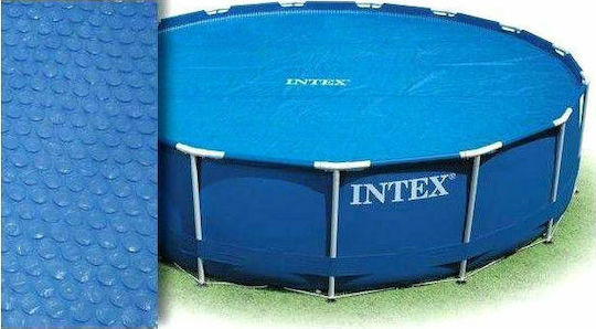 Intex Ηλιακό Προστατευτικό Κάλυμμα Πισίνας Στρογγυλό Διαμέτρου 305εκ. Μπλε