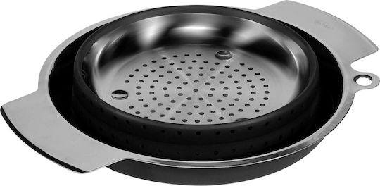 Rosle Strecurătoare de Bucătărie Plastic Negru 24x24cm 1buc