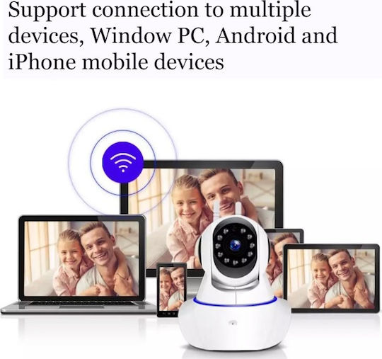 YYZ100SS-XF IP Surveillance Camera Wi-Fi HD 720P with Two-Way Communication