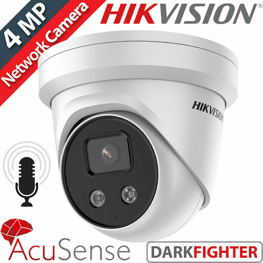 Hikvision DS-2CD2346G2-IU IP Surveillance Camera Full HD+ 4MP Waterproof with Microphone and Lens 2.8mm