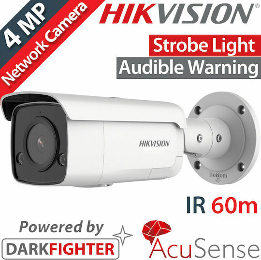 Hikvision DS-2CD2T46G2-ISU/SL IP Surveillance Camera Full HD+ 4MP Waterproof with Two-Way Communication and Lens 2.8mm