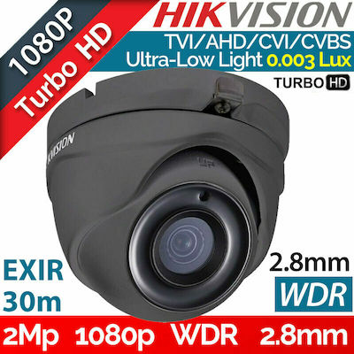 Hikvision DS-2CE56D8T-ITMF CCTV Surveillance Camera 1080p Full HD Waterproof with Lens 2.8mm Gray