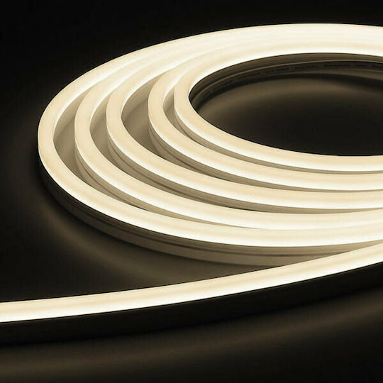 Optonica Αδιάβροχη Ταινία LED 220V Φυσικό Λευκό Φως 1m Neon Flex