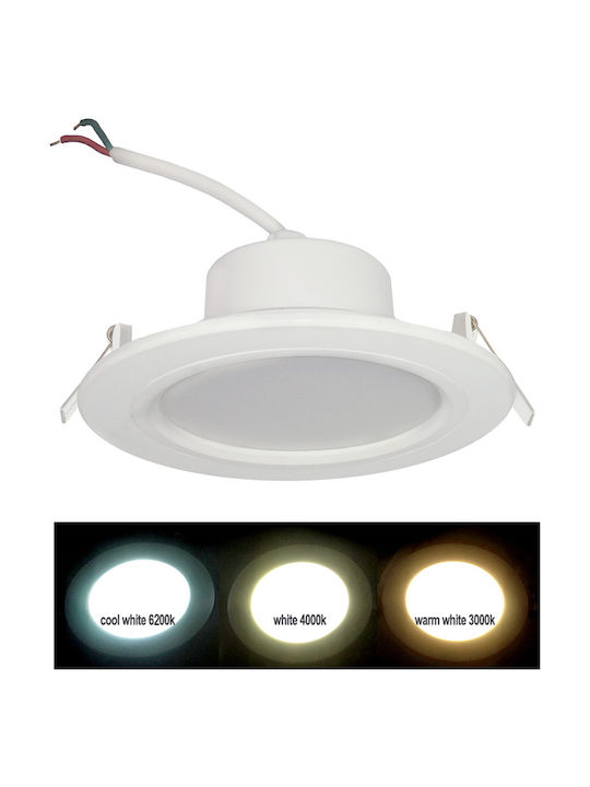 Adeleq Spot de Exterior cu LED Integrat 12W în Culoare Alb 21-121000