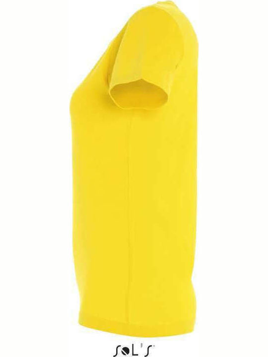 Sol's Women's Short Sleeve Promotional T-Shirt Yellow