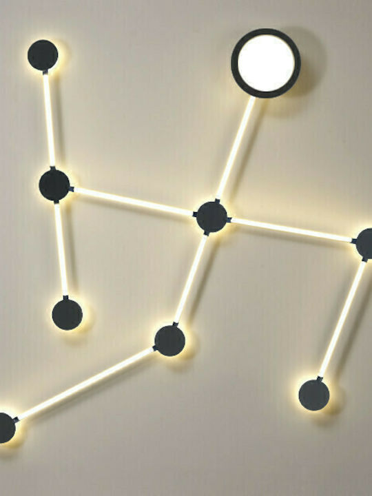 Zambelis Lights Round Outdoor LED Panel 20W with Warm White Light 3000K 22.3cm