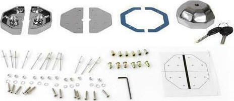 Lampa Vigilant Truck Additional Lock Metal Lock for Commercial Vehicles with Sliding & Opening Door