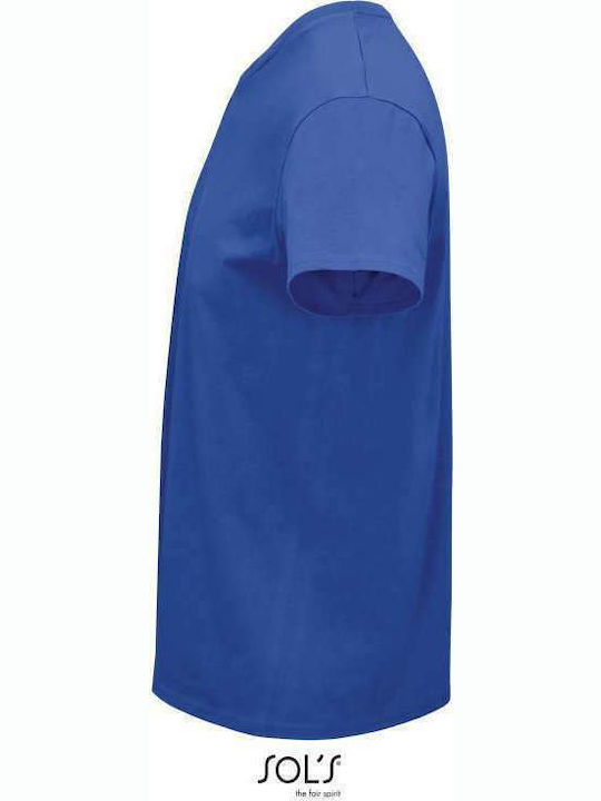 Sol's Crusader Ανδρικό Διαφημιστικό T-shirt Κοντομάνικο Royal Blue