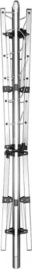 Lampa Folding Floor Clothes Drying Rack Made of Aluminum with Hanging Length 15.5m