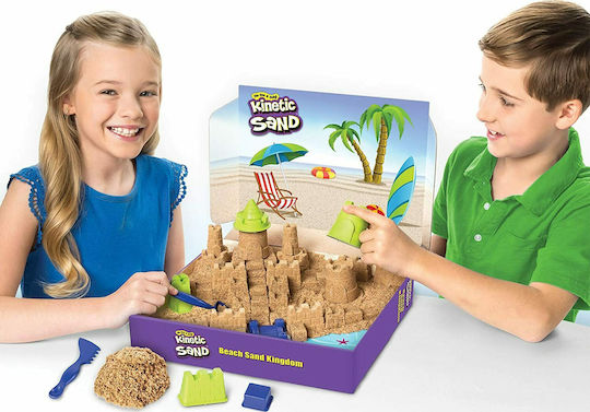 Spin Master Sand Construction Toy Kinetic Sand Beach Castle Kingdom for Children 3++ Years
