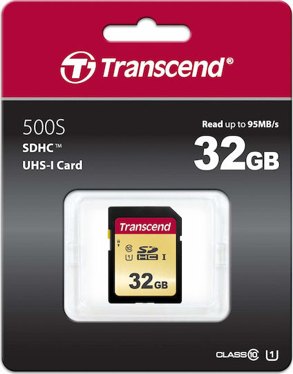 Transcend 500S SDHC 32GB U1 V30 UHS-I