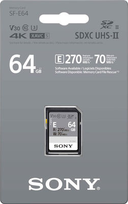 Sony SDXC 64GB Class 10 U3 V30 UHS-II