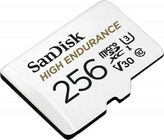 Sandisk High Endurance microSDXC 256GB U3 V30 UHS-I с адаптер