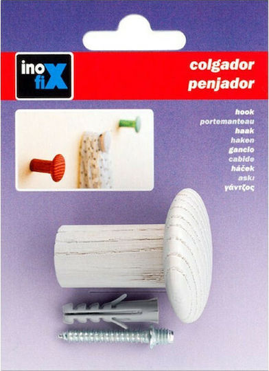 Inofix Ξύλινη Μονή 4x4.5x4cm Inofix Ξύλινη Μονή 4x4.5x4cm