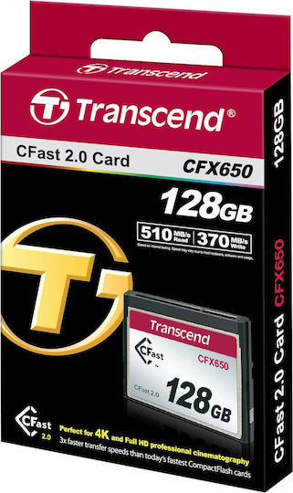 Transcend CFX650 CFast 128GB 510MB/s