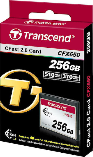 Transcend CFX650 CFast 256GB