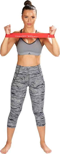 Trendy Sport Bandă de rezistență pentru exerciții Bucla Hard Roșu 0.3m