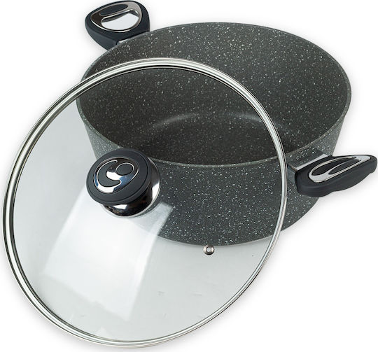 General Trade Cookstone Tiefer Topf aus Aluminium 28cm