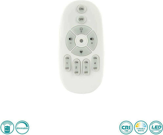 Globo Lighting Rosi Parallelogramm Vertieft LED Panel 40W