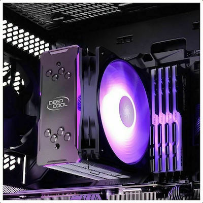 Deepcool Gammaxx GTE V2 Охладител за ЦПУ за Socket /A/M/4/ / /1/2/0/0/ /1/1/5/x/ / с RGB Осветление Бял