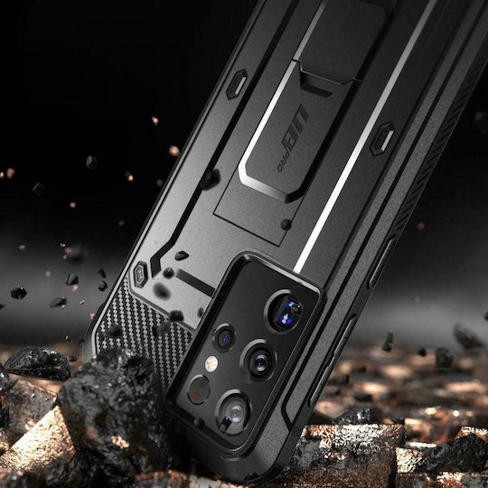 Supcase Unicorn Beetle Pro 360 Vollschutz Kunststoff 2mm Schwarz (Galaxy S21 Ultra 5G)