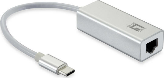 Level One USB-0402 Αντάπτορας Δικτύου USB-C με Ενσύρματη Σύνδεση Ethernet (Πρότυπο v1)