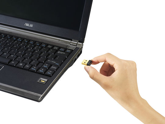 Asus USB-N10 NANO B1 USB Network Adapter with Wireless Wi-Fi Connection 150Mbps