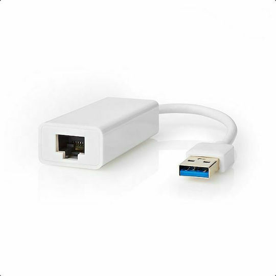 Nedis CCGB61950WT02 Αντάπτορας Δικτύου USB με Ενσύρματη Σύνδεση Gigabit Ethernet