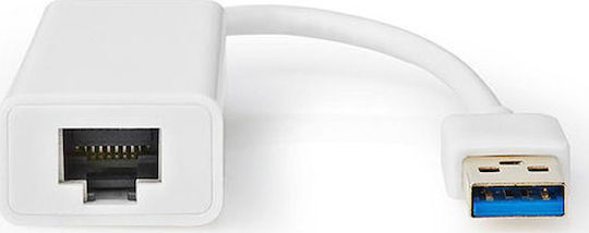 Nedis CCGB61950WT02 Αντάπτορας Δικτύου USB με Ενσύρματη Σύνδεση Gigabit Ethernet