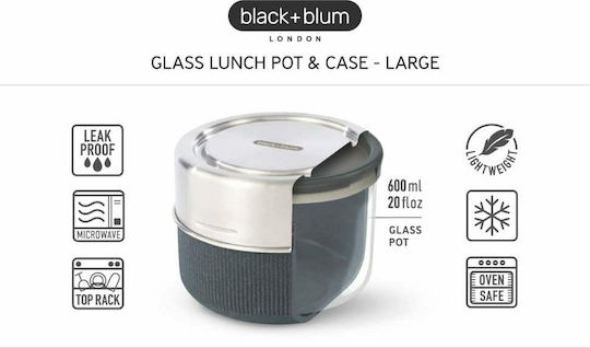Black+Blum Δοχείο Φαγητού Slate 600ml