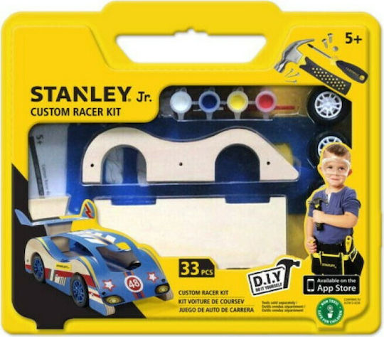 Stanley Jr Toys Παιχνίδι Κατασκευών Ξύλινo Αγωνιστικό Αυτοκίνητο για Παιδιά 5+ Ετών