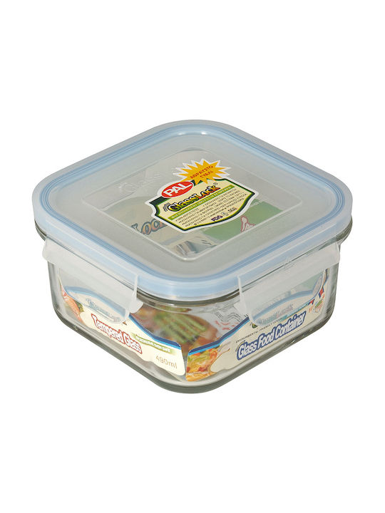 Pal Lunchbox Glas Blue Geeignet für die Mikrowelle 495ml 1Stück