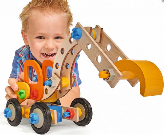 Eichhorn Παιχνίδι Κατασκευών Ξύλινo Constructor Bagger