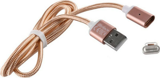 Volte-Tel Geflochten USB 2.0 auf Micro-USB-Kabel Gold 1m (8228339) 1Stück