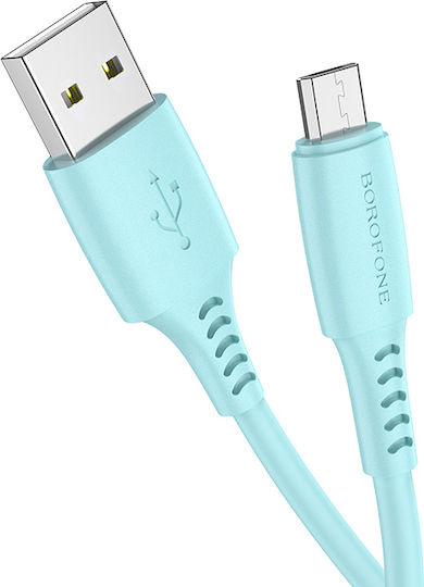 Borofone BX40 30τμχ Regular USB 2.0 spre micro USB Cablu Multicolor 1m 30buc