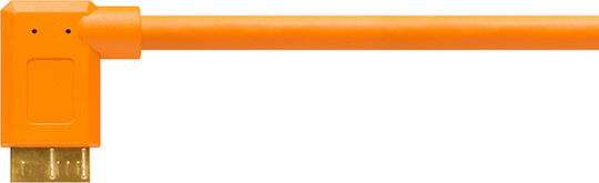 Tether Tools Unghi (90°) USB 3.0 spre micro USB Cablu Portocaliu 4.6m (TET-CU61RT15-ORG) 1buc