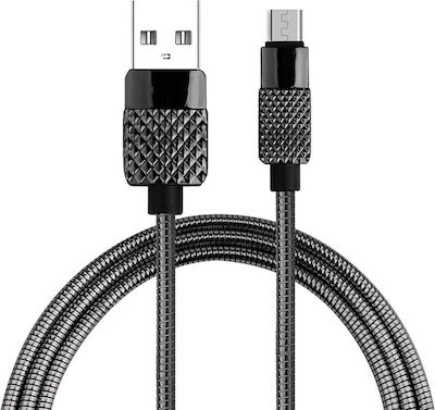 Awei CL-88 1m Braided USB 2.0 to micro USB Cable Gray