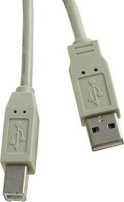 Roline 3m USB 2.0 Cable A-Male to B-Male Gray (S3103-100)